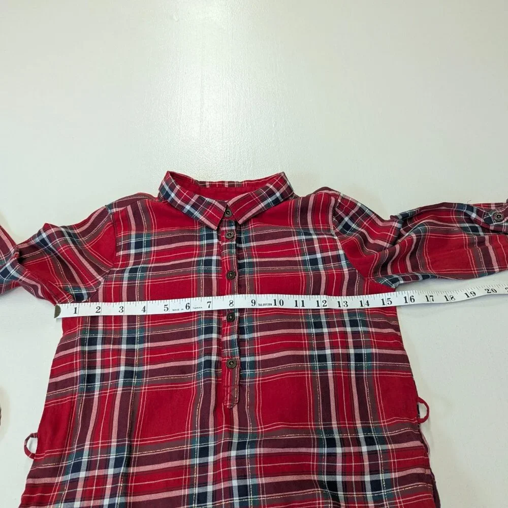 L.O.G.G. Label of Graded Goods Size 9-10Y Plaid Button-Up Dress